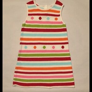 Gymboree Sweater dress striped NWT 4t